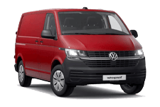 Van Hire North Shields - Red VW Transporter Automatic - Van hire North shields